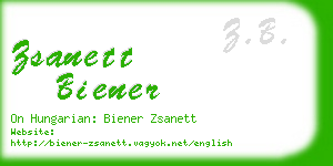 zsanett biener business card